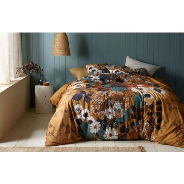 Markle Washed Cotton Printed Quilt Cover Set by Accessorize