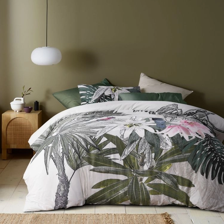 Curiosity Washed Cotton Printed Quilt Cover Set by Accessorize