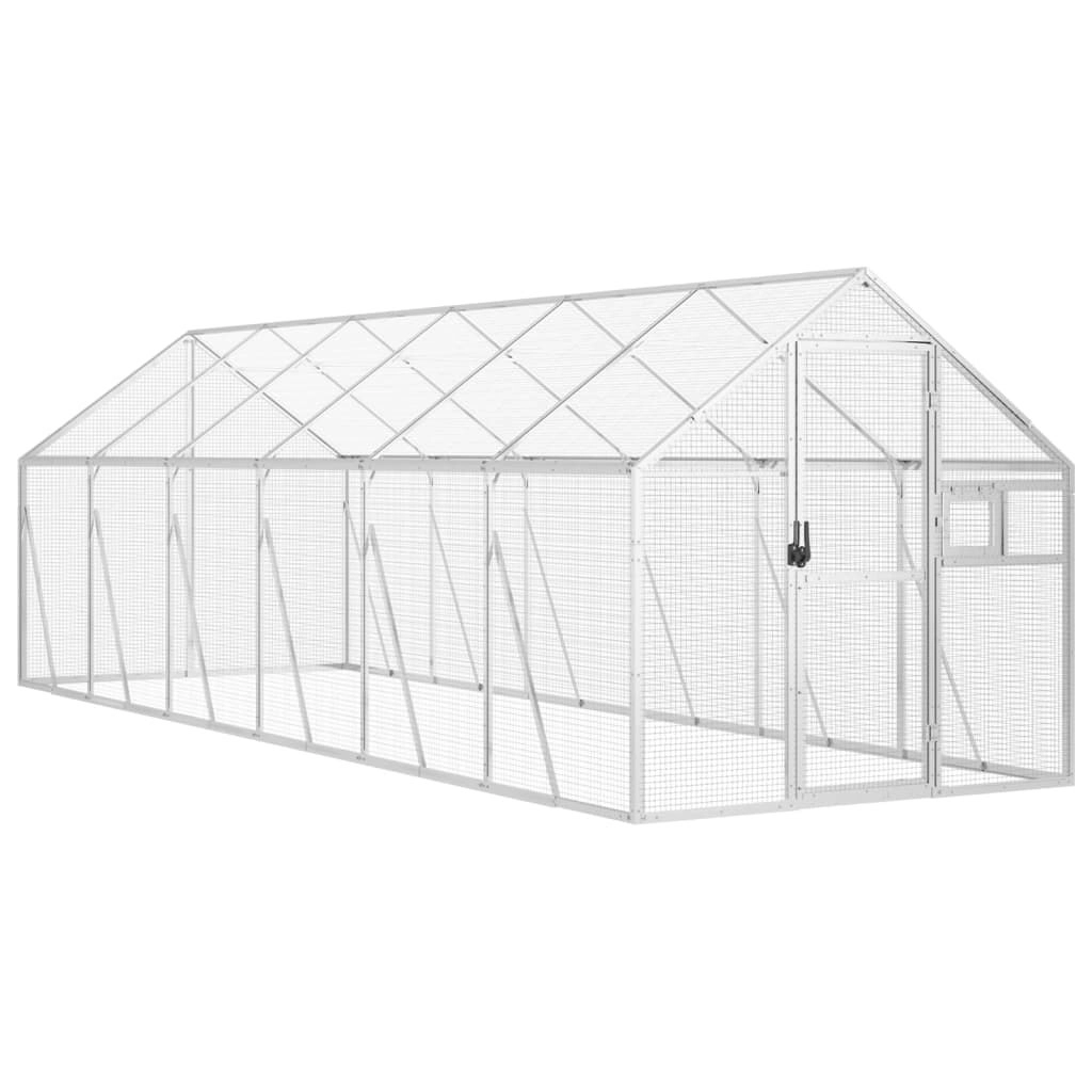 Aviary Silver 1.79x6x1.85 m Aluminium 3155798