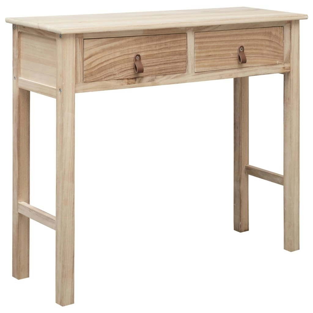 Console Table Natural 90x30x77 cm Wood 284149