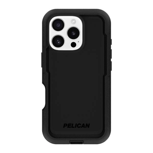 Pelican Voyager Magsafe Case W/ Holster For Iphone 16 Pro Max - Black