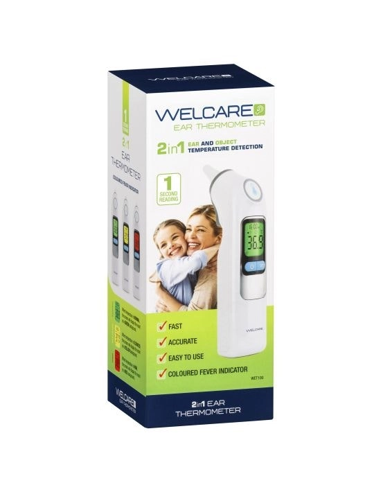 Welcare 2 In 1 Ear Thermometer