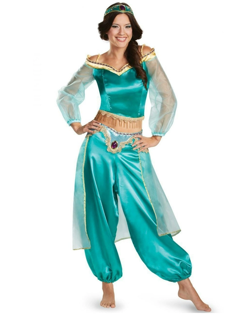 Princess Genie Jasmine Womens Costume