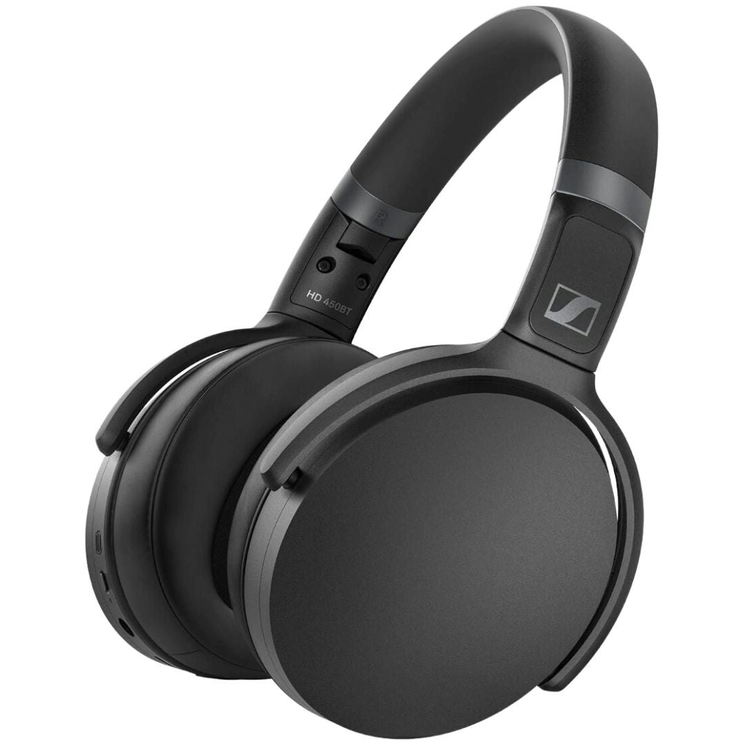 Sennheiser HD 450BT Wireless Noise Cancelling Over-Ear Headphones, Black