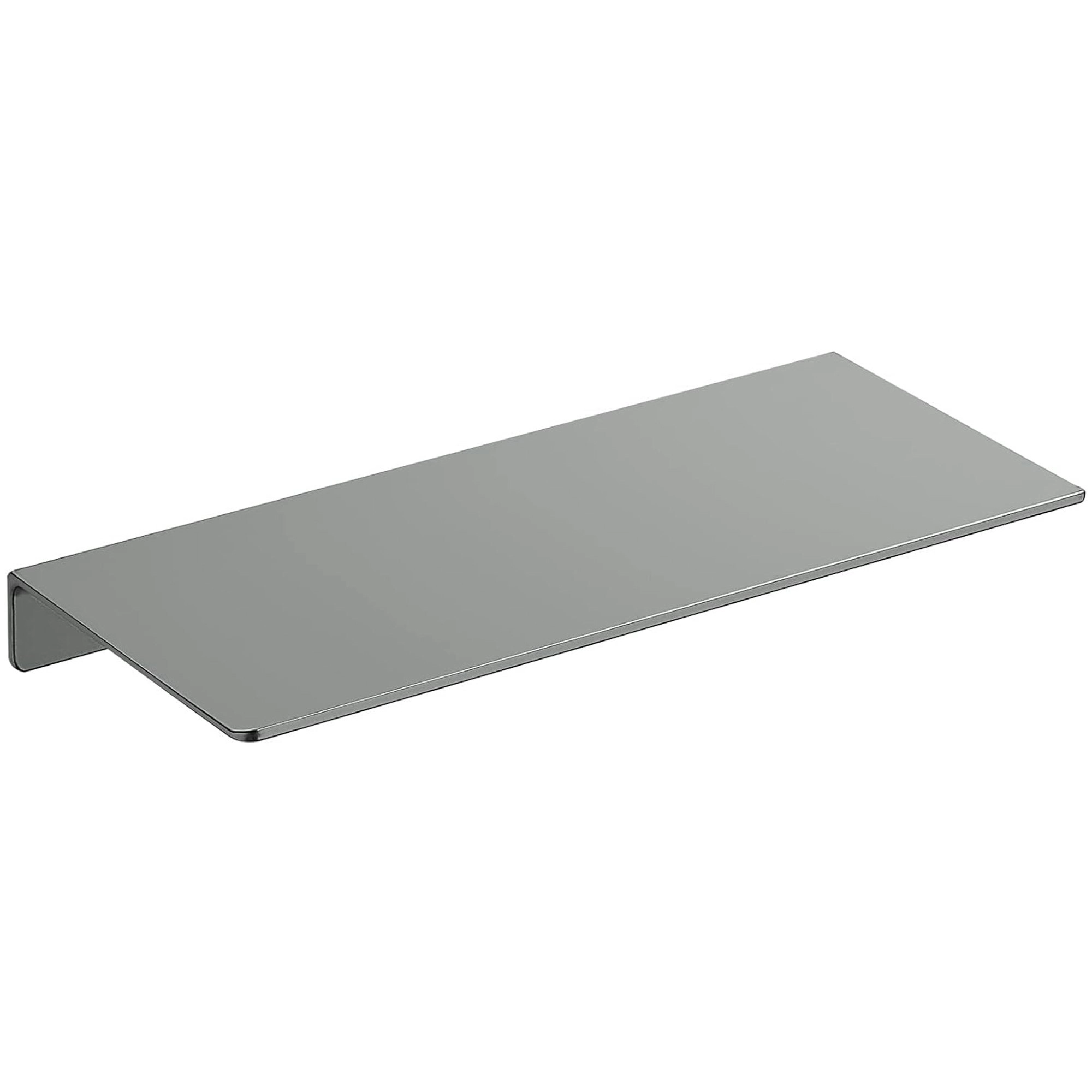 Floating Aluminum Alloy Wall Shelf Wall Mounted Display Stand Storage Shelve 30 x 12 cm - Grey