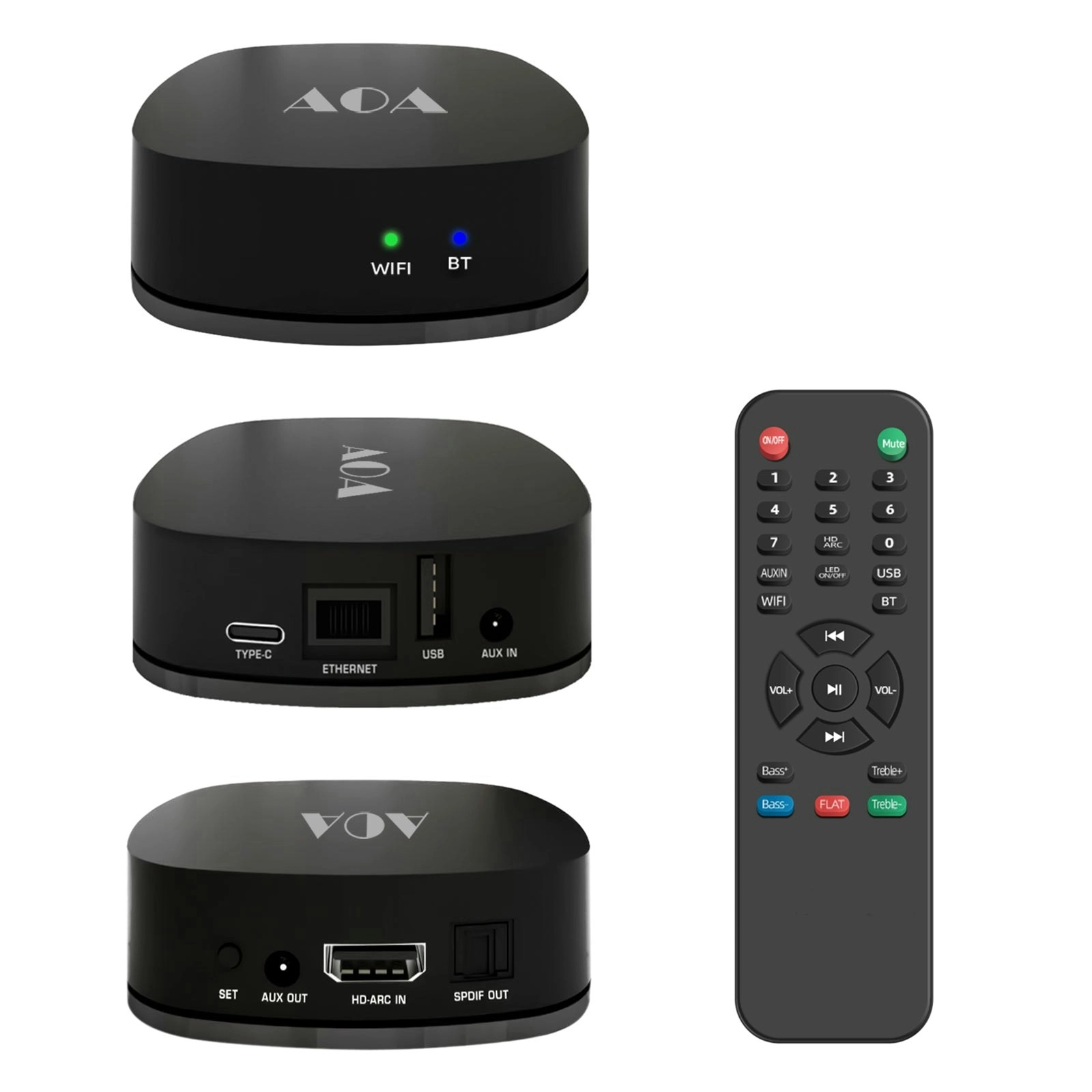 AOA HI5 Audio Streamer AirPlay WiFi BT5.2 Hi-Res Audio Spotify Tidal and more