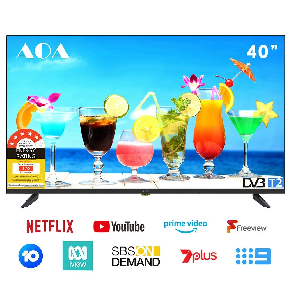 AOA 40inch LED WebOS Smart Full HD TV DVB-T2 BT WIFI 2.4G/5G