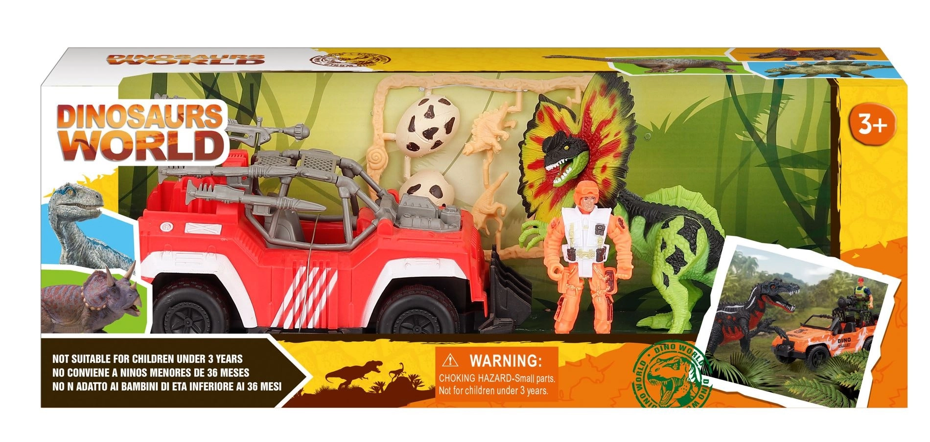 Dinosaur World Dilophosaurus Playset