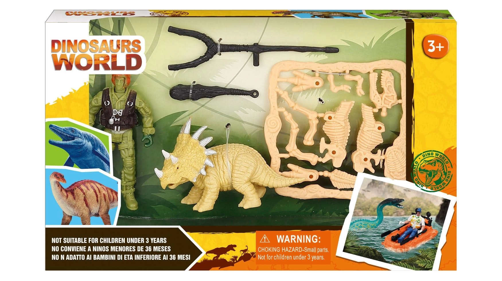 Dinosaur World Triceratops Playset