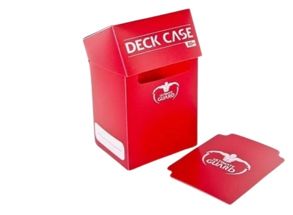 Ultimate Guard Deck Case 80+ Standard Size Red Deck Box