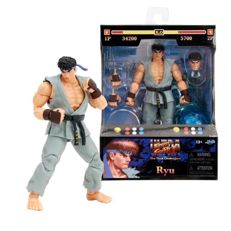 Street Fighter - Ryu (Player 2) 6" Action Figure