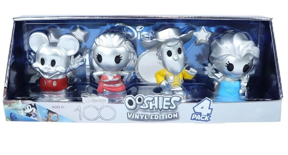 Disney 100 Ooshies Vinyl Edition 4 Pack