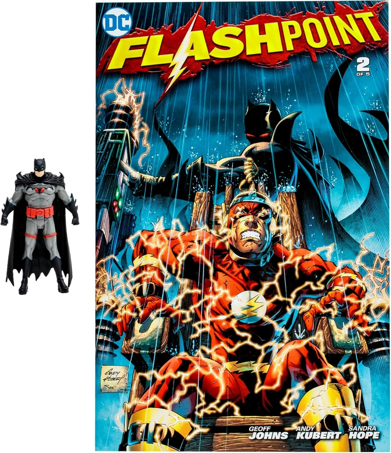 DC Direct Flashpoint - Page Punchers 3" Batman Figure with Comic