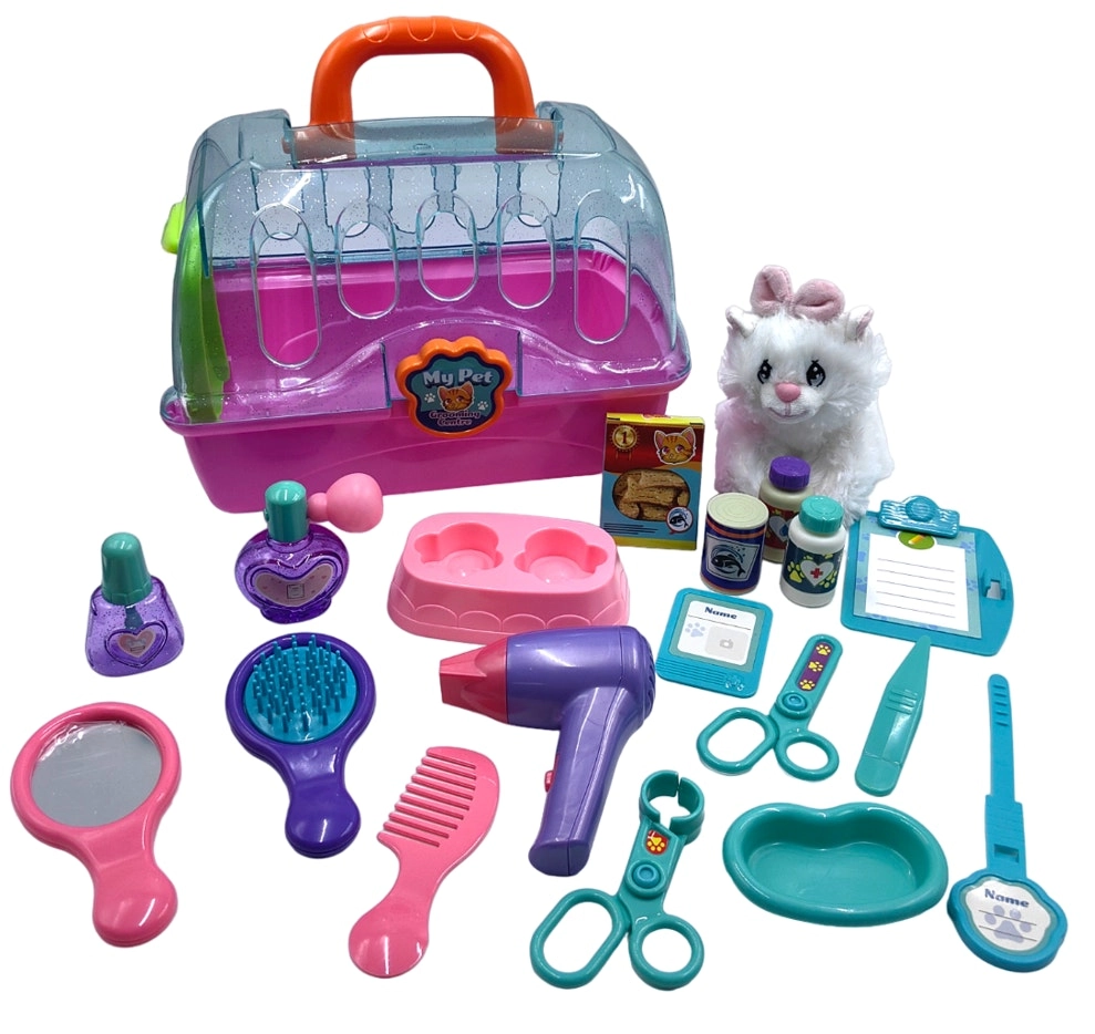 Plush Pet Cat Beauty Set