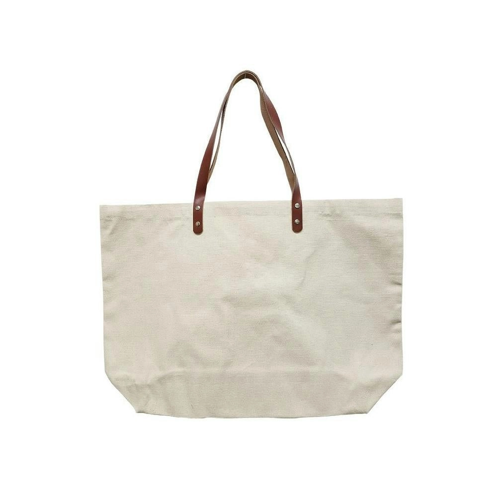 Wear'M Large Tote w/ Leather Strap-s 20x15x5"