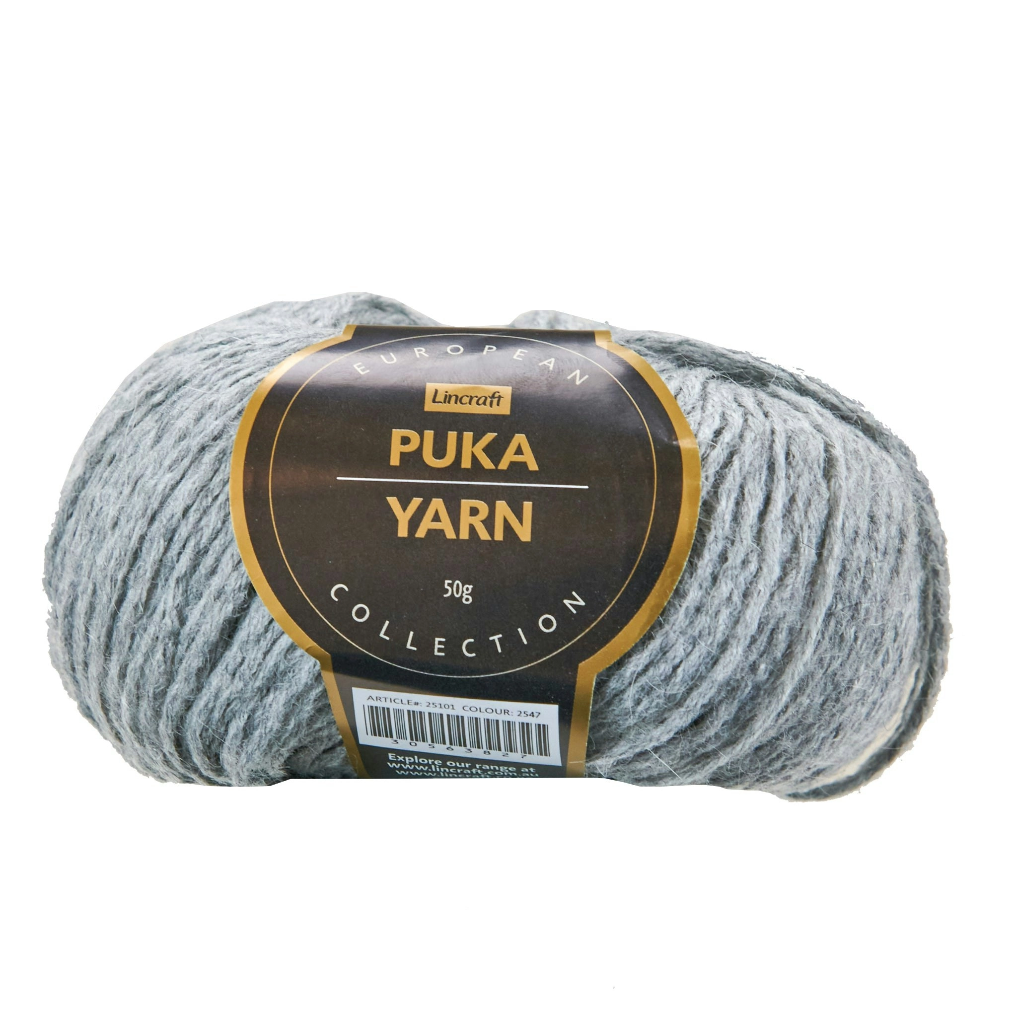 European Collection Puka Crochet & Knitting Yarn, 50g