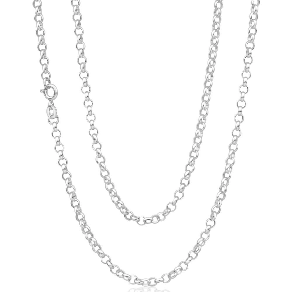 Sterling Silver 80cm 70 Gauge Belcher Chain