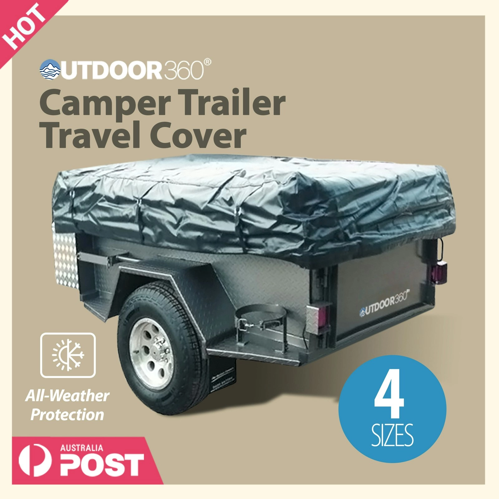 PVC Travel Covers For Camper Trailer Tent, Fit For Most Model Sizes, New Upgrade