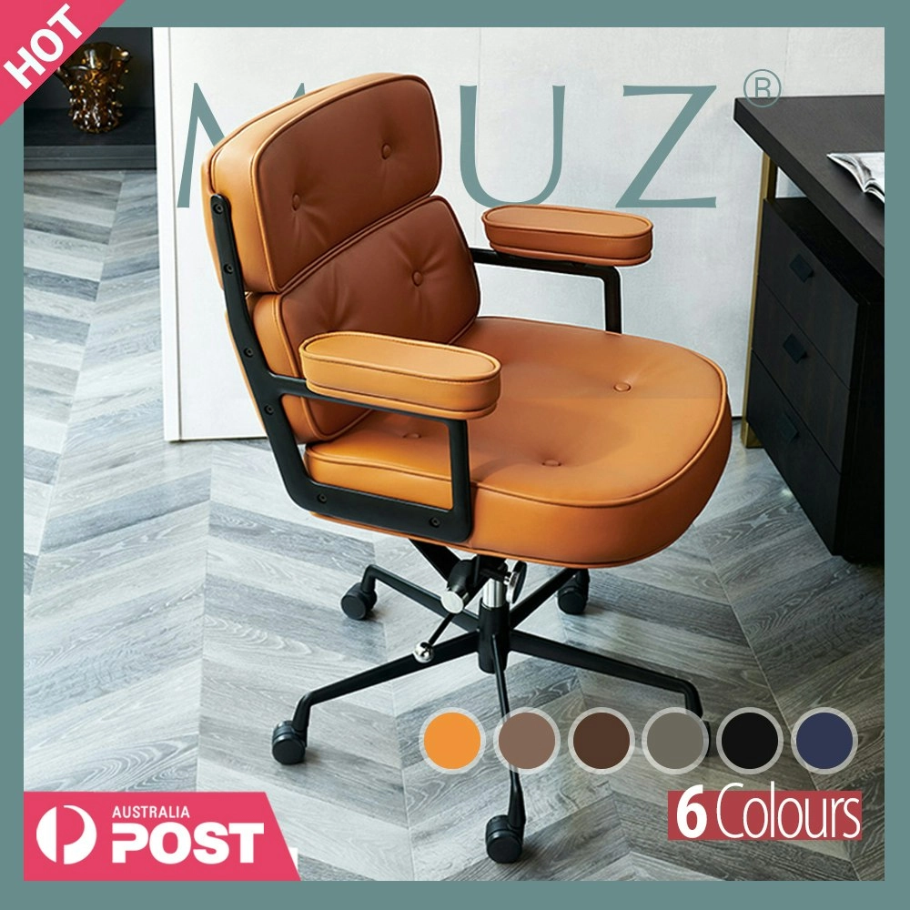 MIUZ Executive Chair PU Leather Office Chair Ergonomic Chair Lounge Chair Reception Chair Adjustable