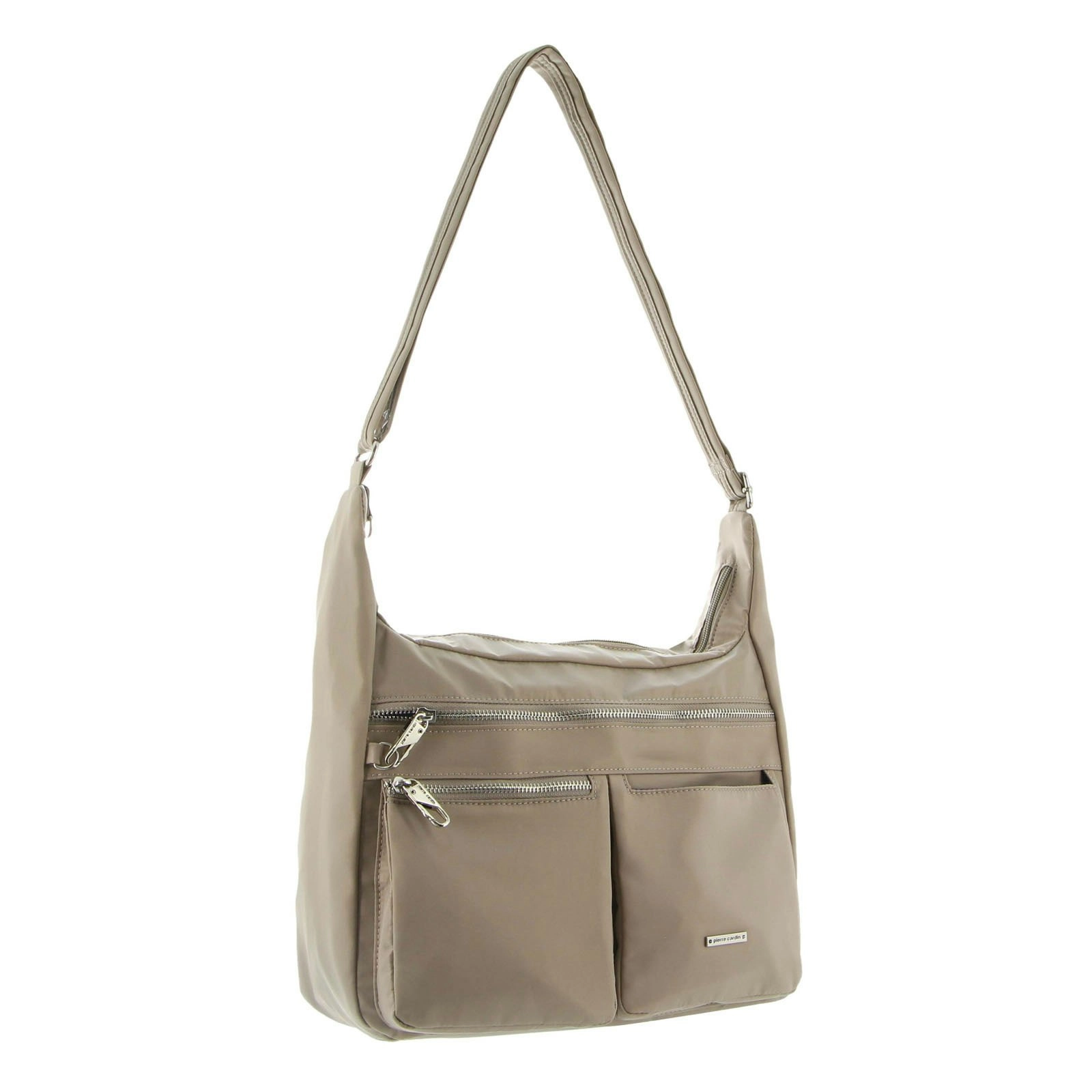 Pierre Cardin Anti-Theft Cross Body Bag RFID Slash Proof Travel - Taupe