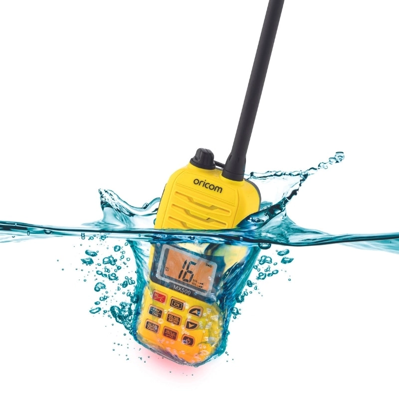 Oricom MX500 5 Watt VHF Marine Radio - Yellow