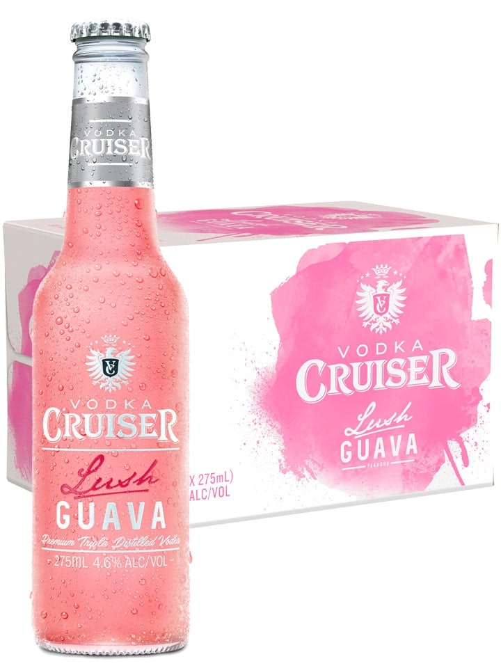 Vodka Cruiser Lush Guava 6 X 4 Pack 275ml Bottles