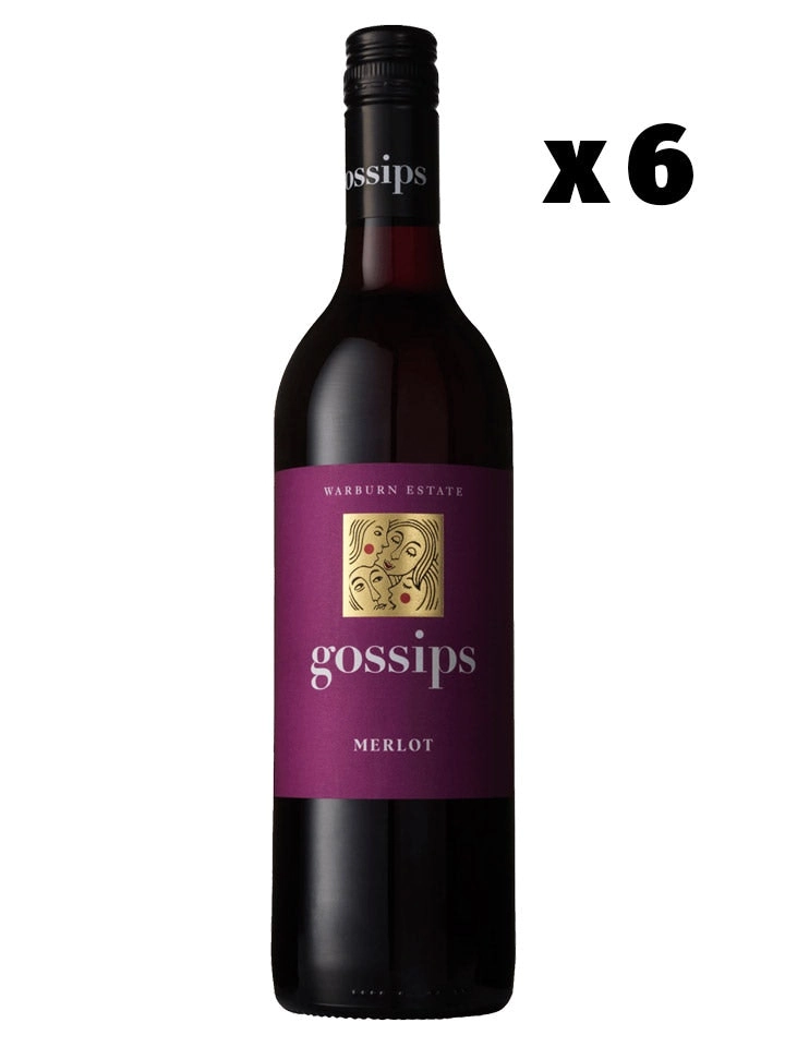 Gossips Merlot Red Wine Case 6 X 750ml