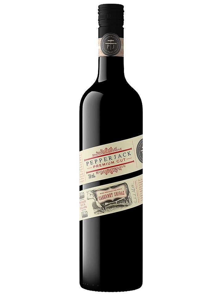 Pepperjack Premium Cut Cabernet Shiraz Red Wine 750ml