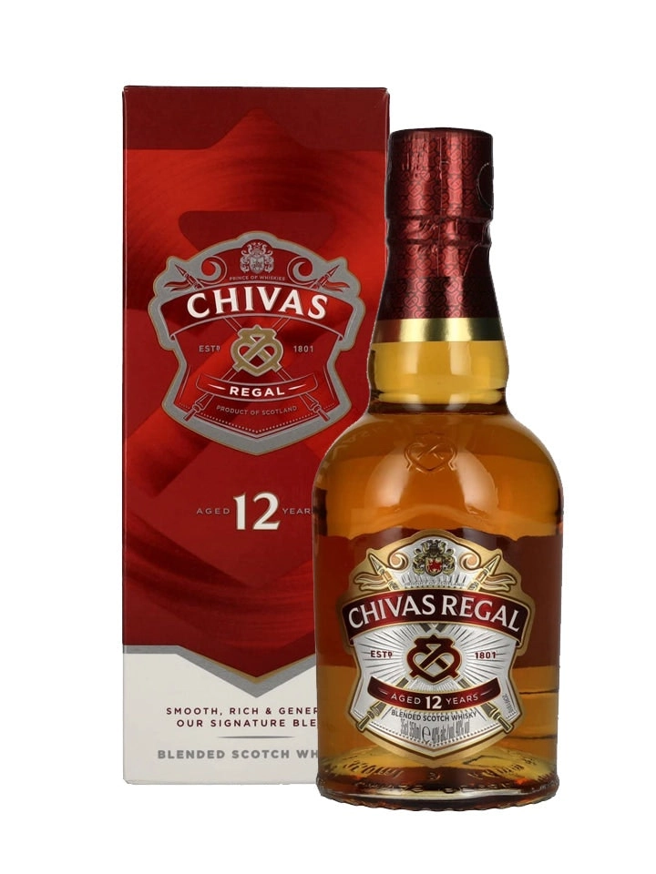 Chivas Regal 12 Year Old Blended Scotch Whisky Miniature 200ml