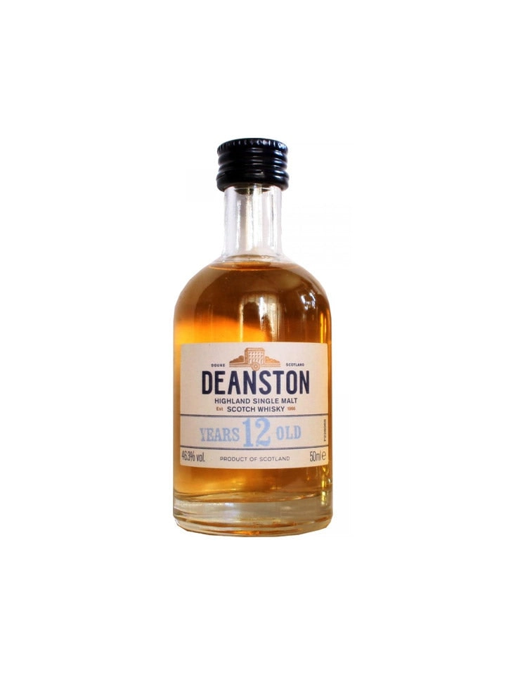 Deanston 12 Year Old Highland Single Malt Scotch Whisky Glass Miniature 50ml