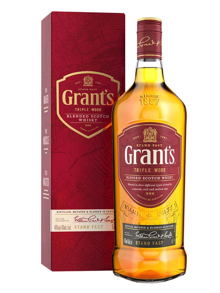 Grants Grant's Triple Wood With Gift Box Blended Scotch Whisky 700ml