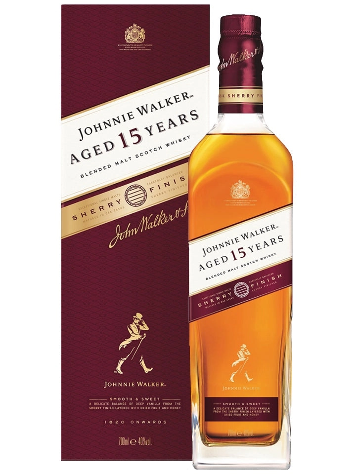 Johnnie Walker 15 Year Old Sherry Finish Blended Scotch Whisky 700ml