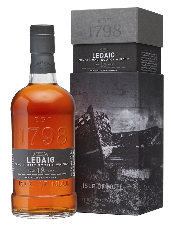 Ledaig 18 Year Old Single Malt Scotch Whisky 700ml