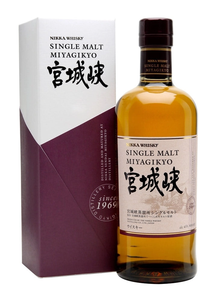 Nikka Miyagikyo With Gift Box Single Malt Japanese Whisky 700ml