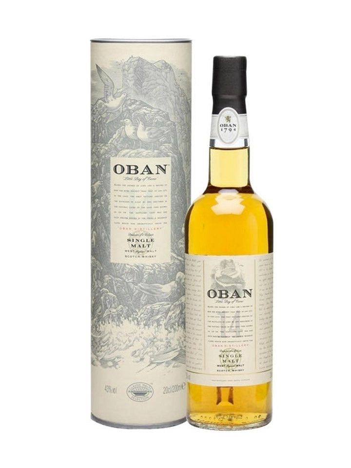 Oban 14 Year Old Single Malt Scotch Whisky Miniature 200ml