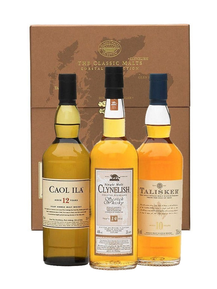 Classic Malts The Classic Coastal Malts Scotch Whisky Collection 200ml X 3