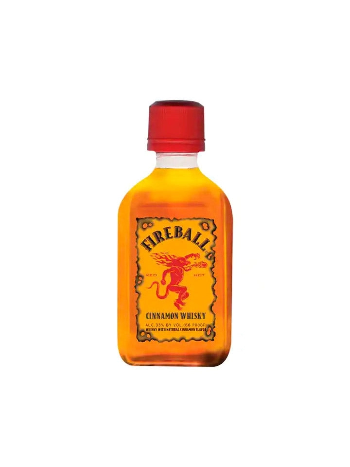 Fireball Cinnamon Flavoured Canadian Whisky Miniature 50ml