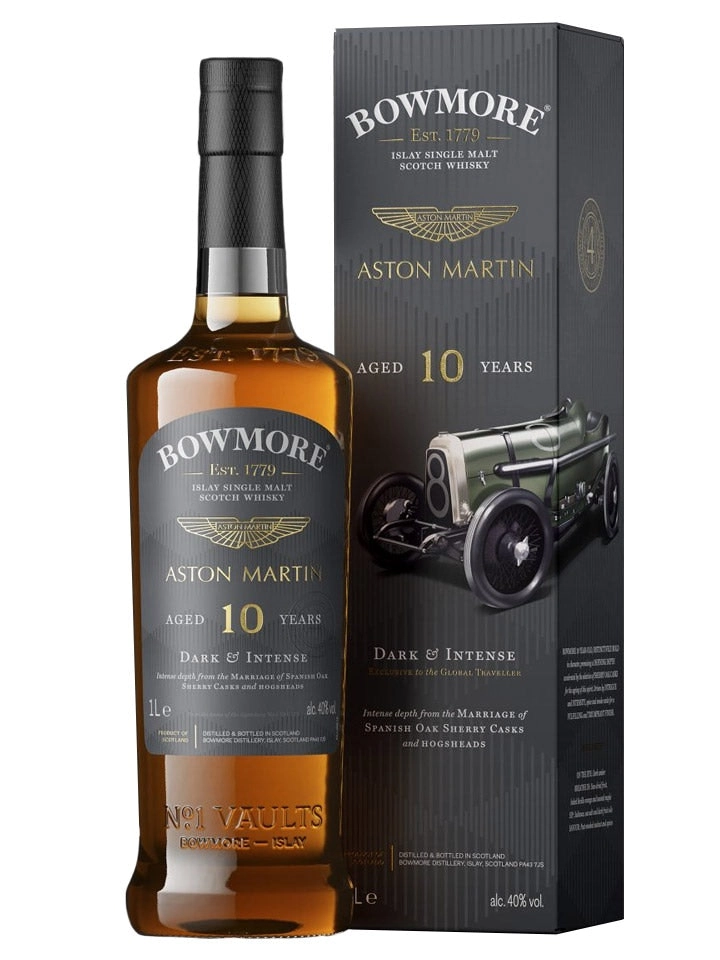 Bowmore 10 Year Old Dark & Intense Aston Martin Edition #4 Single Malt Scotch Whisky 1l