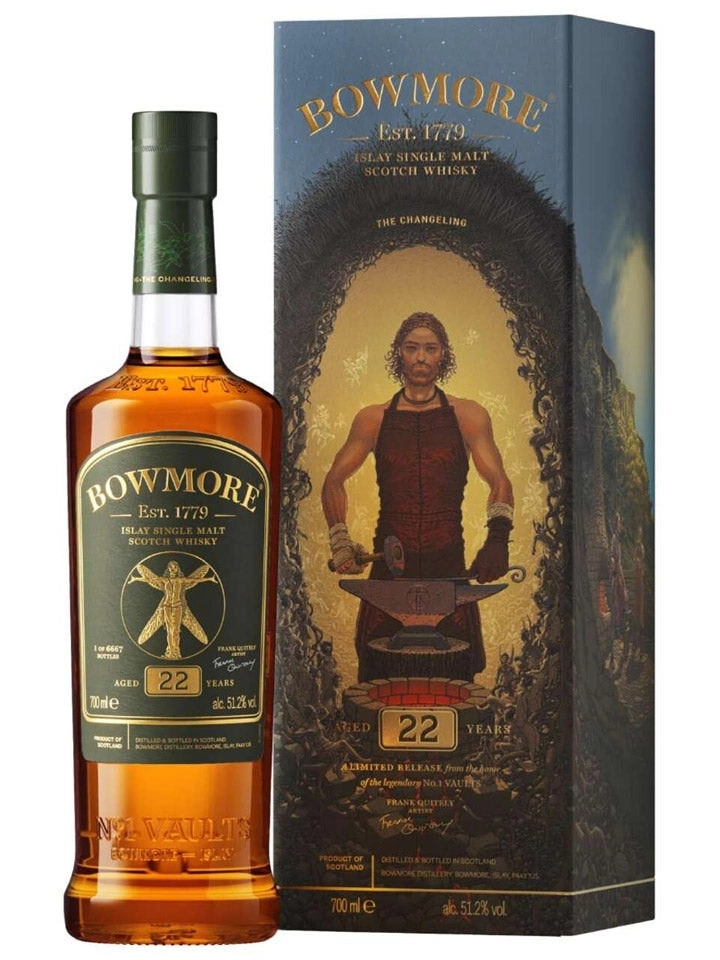 Bowmore 22 Year Old Frank Quitely The Changeling Single Malt Scotch Whisky 700ml