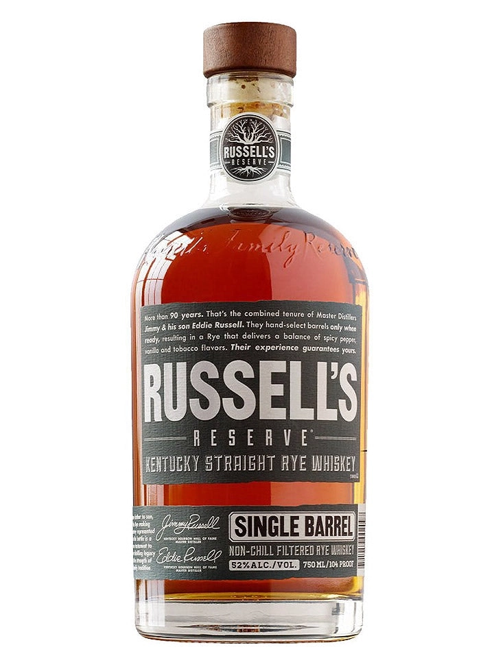 Russell's Reserve Single Barrel Kentucky Straight Rye Whiskey 750ml