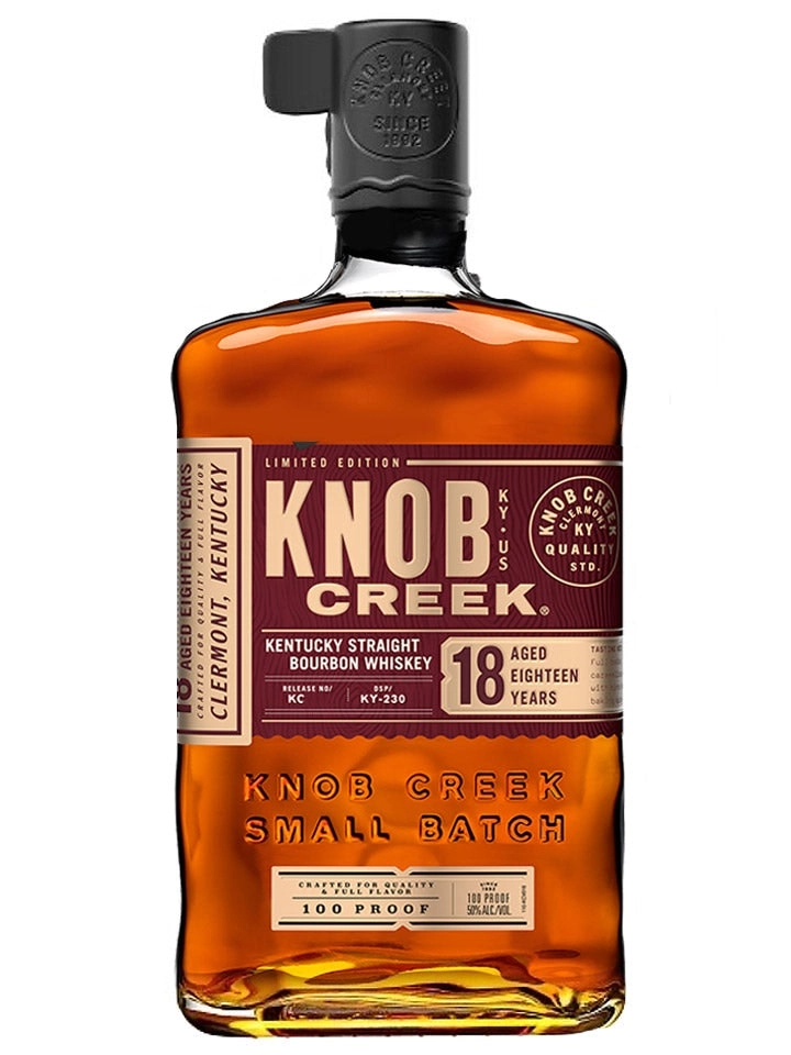 Knob Creek 18 Year Old Limited Edition Small Batch Kentucky Straight Bourbon Whiskey 750ml