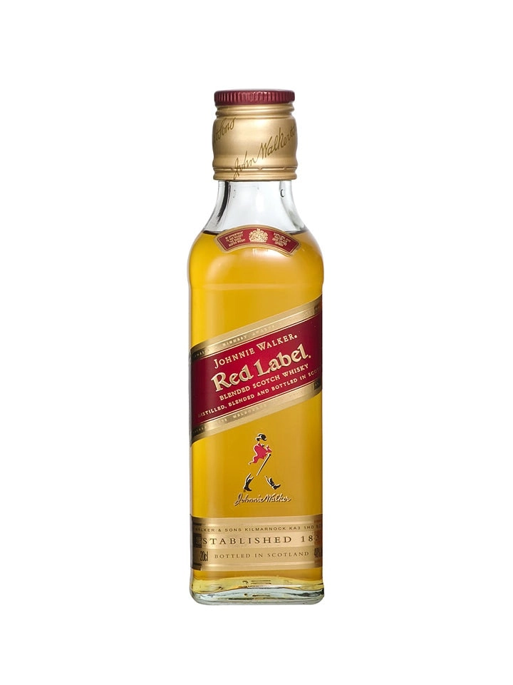 Johnnie Walker Red Label Blended Scotch Whisky Glass Miniature 200ml