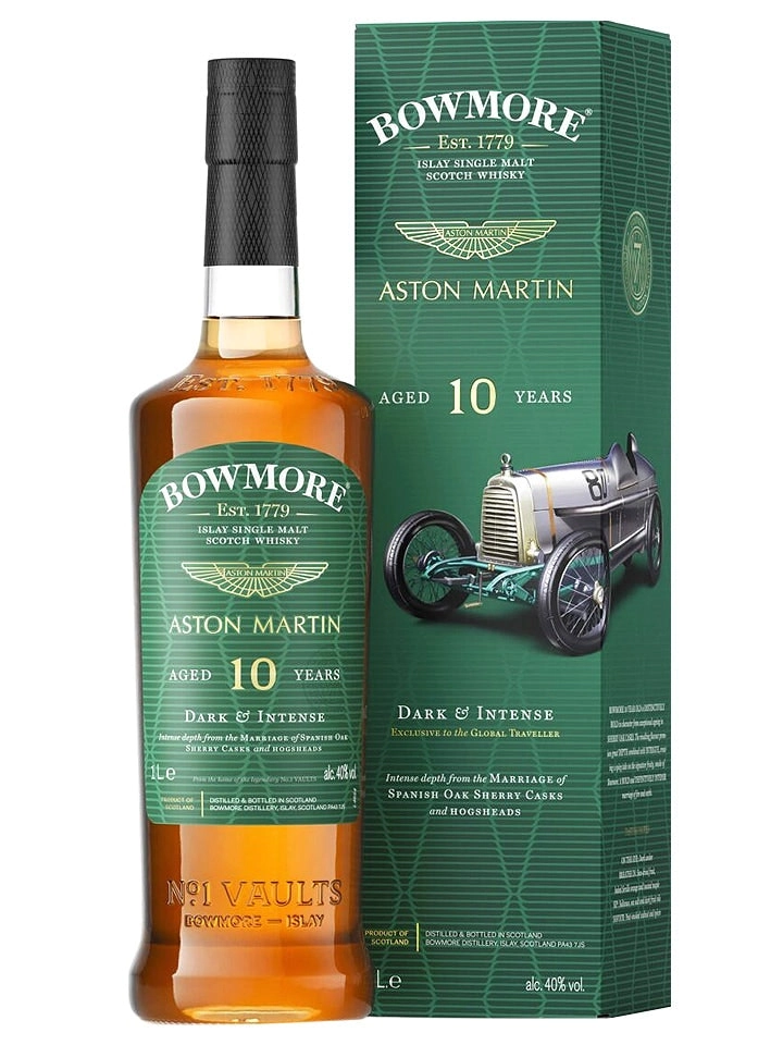 Bowmore 10 Year Old Dark & Intense Aston Martin Edition #7 Single Malt Scotch Whisky 1l