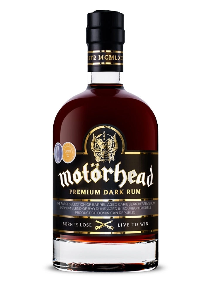 Motorhead Caribbean Premium Dark Rum 700ml