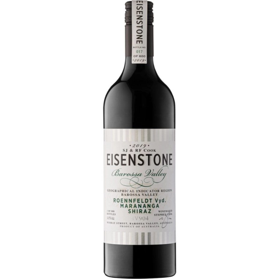 Eisenstone Roennfeldt Vineyard Marananga Shiraz Sv904 2019  (6x750ml)