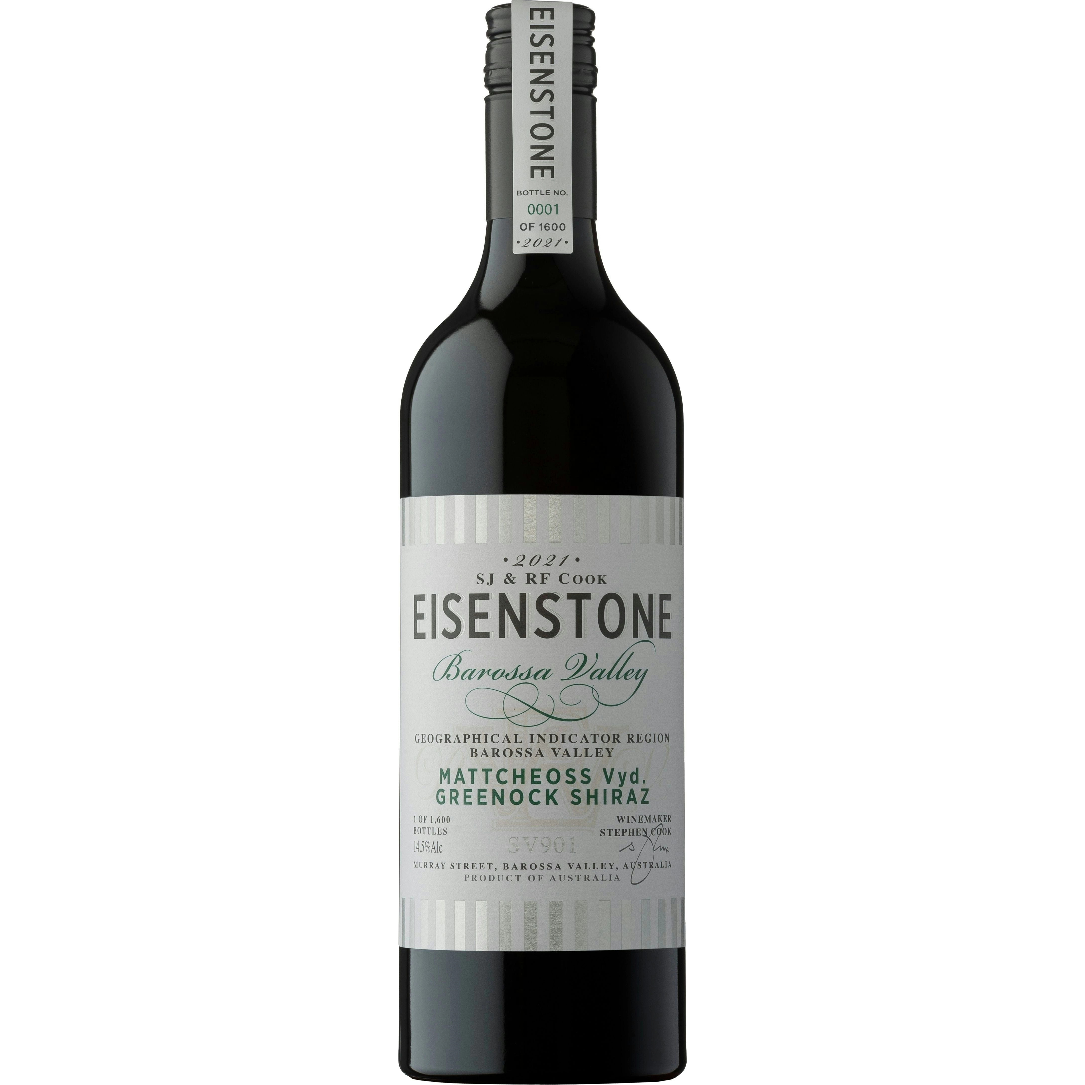 Eisenstone 'mattscheoss' Shiraz Sv 2021  (6x750ml)