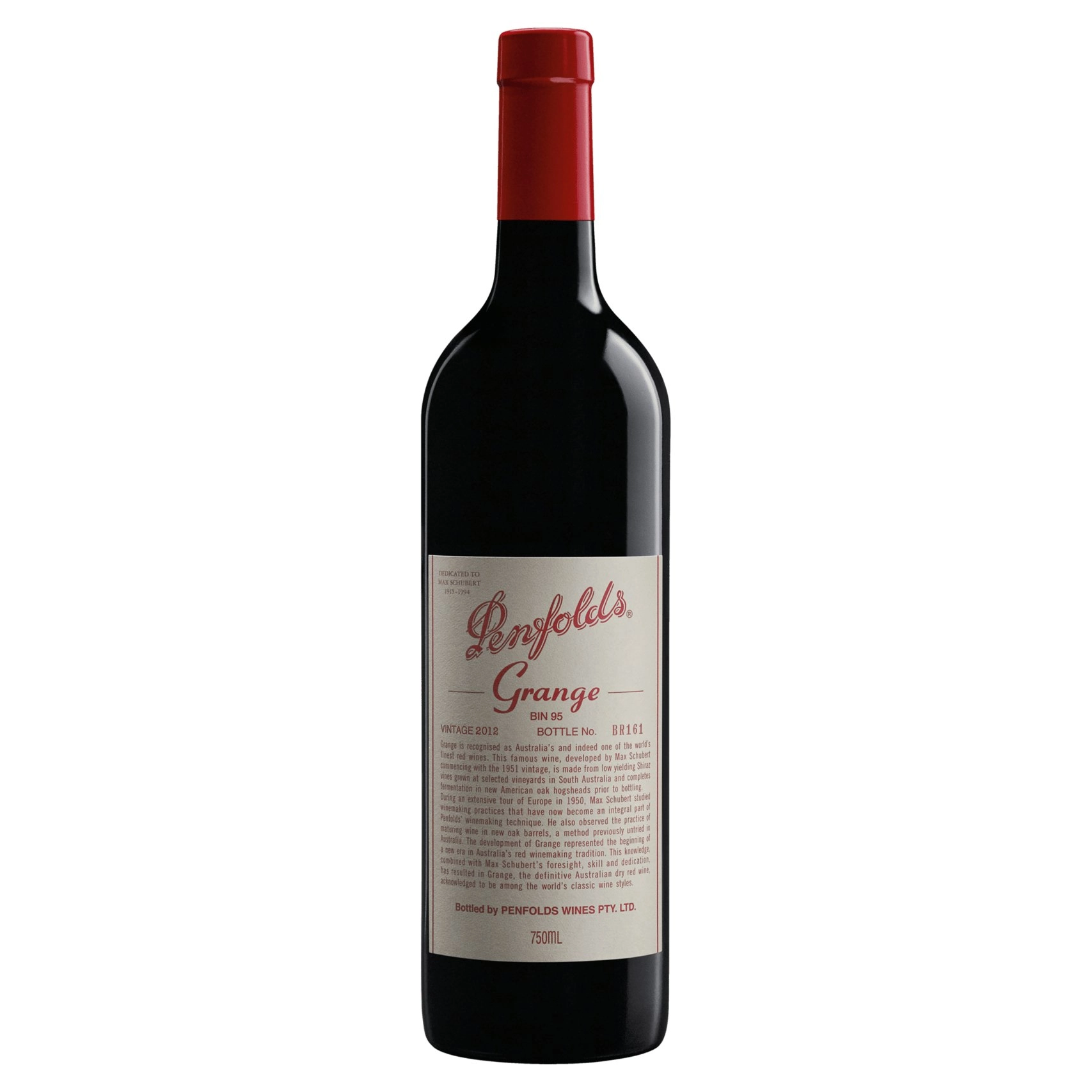 Penfolds Grange St Louis Decanter 2012 (single Bottle)