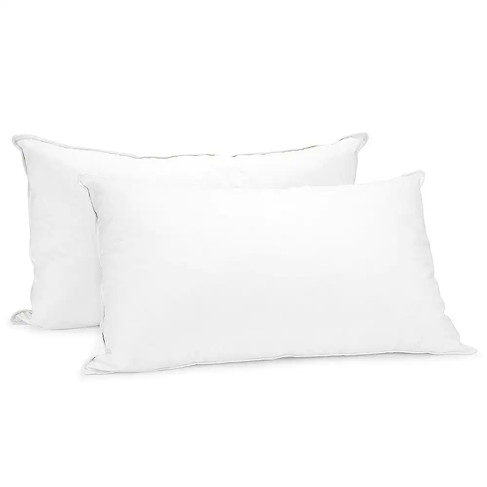 Duck Down Feather Pillow Twin Set - 1.3kg