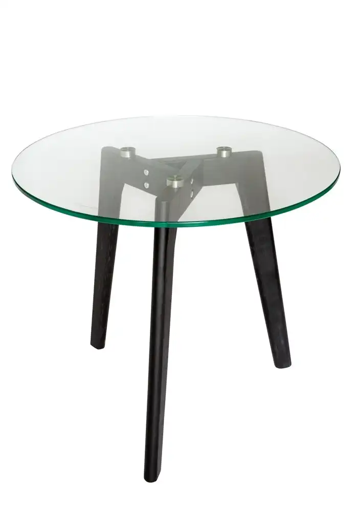 Stad Round Glass Side Table