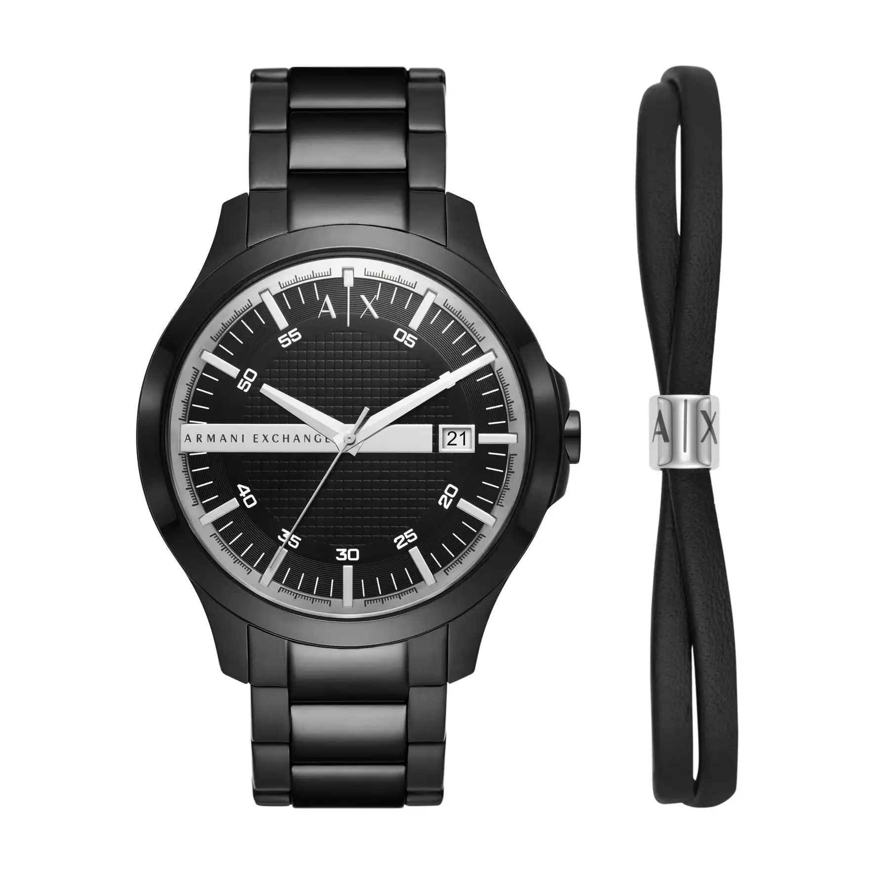 Armani Exchange AX7101 Watch & Bracelet Gift Set | Shiels | Lasoo